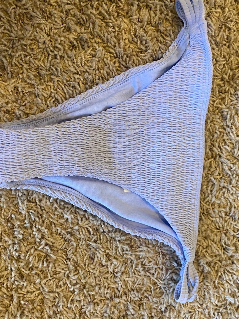Hollister Light Blue Smocked Bikini Bottom
